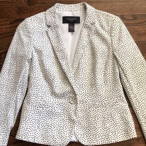 Ann Taylor, Black & White Polka dot Blazer/Jacket